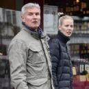 David Coulthard, 52, looks cosy with his model girlfriend Sigrid Silversand, 27, as they enjoy romantic stroll... after collapse of his marriage to Belgian TV presenter Karen Minier, 48 - 454 x 551