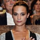 Actress Alicia Vikander attends the premiere of 'The Light Between Oceans' during the 73rd Venice Film Festival at Sala Grande on September 2, 2016 in Venice, Italy