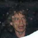 L'Wren Scott and Mick Jagger during a nightout at a restaurant in Mayfair - 1 September 2009