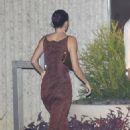 Kourtney Kardashian – With Kendall Jenner at Kim’s 42nd birthday party in Calabasas