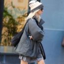 Taylor Momsen – Dons a school girl skirt outfit during a stroll in NYC