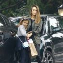Jessica Alba and Honor Warren Go to a Party in Beverly Hills - 442 x 600