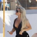 Bianca Gascoigne – Seen in a black swimsuit at Ibiza’s Cala de Bou beach - 454 x 594