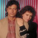 Geena Davis and Jeff Goldblum