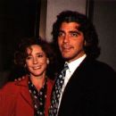 George Clooney and Talia Balsam