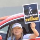 Frances Fisher – Pictured at the SAG Strike in Hollywood - 454 x 561