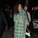 Minka Kelly – Wears light green coat while out in New York