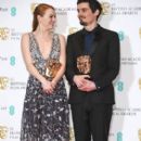 Emma Stone and director Damien Chazelle - The EE British Academy Film Awards (2017) - 401 x 612