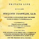 Works by Benjamin Franklin