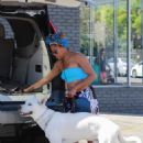 Regina King – picking up her dogs from a local pet shop in Los Feliz