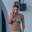 Chantel Jeffries – In a green bikini as she vacations with Diplo in Cabo San Lucas