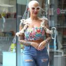 Amber Rose – Arrives at the Lashed Ladies in LA Event in Los Angeles