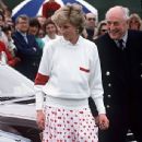 Princess Diana at Guards Polo Club in June 1986 in Windsor, United Kingdom