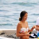 Ana Ivanovic in Bikini on a yacht in Mallorca adds - 454 x 691