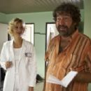 Edita Brychta with (director & actor) Zdeněk Troška - 'Doctor from Hippo Lake' (2010) - 454 x 303