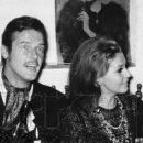 Luisa Mattioli and Roger Moore