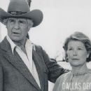 Jim Davis and Barbara Bel Geddes