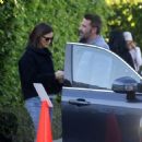 Jennifer Garner – With Ben Affleck chatting by her car in Los Angeles