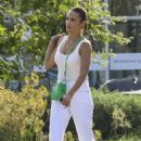 Paula Patton – Wears all white outfit while leaving the Whole Foods Market in Malibu - 454 x 681