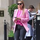 Holly Valance – In a pink blazer out in London - 454 x 742