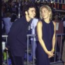 Dweezil Zappa and Sharon Stone