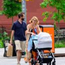 Claire Danes – With Hugh Dancy with their newborn out for a stroll in New York