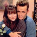 Luke Perry and Shannen Doherty