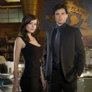 Tom Welling and Erica Durance