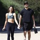 Jénayé Noah – Out for an hike after at The Oaks Gourmet in Los Feliz