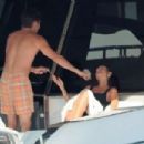 Charles Leclerc pictured on yacht with new girlfriend enjoying F1 summer break - 454 x 302