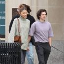Zendaya Coleman – With Tom Holland hold hands in Boston - 454 x 681