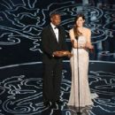 Jamie Foxx and Jessica Biel at The 86th Annual Academy Awards - Show (2014)