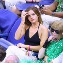 Emma Watson – And Ana Wintour attend the quarter final at The US Open in New York City - 454 x 504