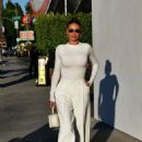 Chloe Sims – In all-white ensemble in Beverly Hills at Funke Restaurant - 454 x 681
