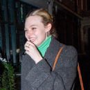 Elle Fanning – Seen on nigh out in the Soho in London