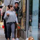Lauren Miller and Seth Rogen – Walking their dog in New York - 454 x 585