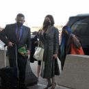 Angelina Jolie – With daughter Zahara Jolie-Pitt Arriving to the airport in Washington DC - 454 x 534
