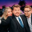 Christina Applegate and Kenneth Branagh at 'The Late Late Show with James Corden' (May 2019)