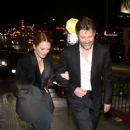 Julianne Moore and husband Bart Freundlich – Leaving the Golden Globe afterparty at Chateau Marmont in Los Angeles - 454 x 610