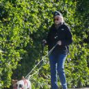 Cybill Shepherd – Out for a walk with her dogs in Los Angeles - 454 x 588