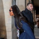 Naomi Campbell – Leaving Hotel Costes during Fashion Week in Paris