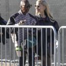Ariana Grande – With Cynthia Erivo Arrive at Allegiant Stadium for Super Bowl in LA - 454 x 681