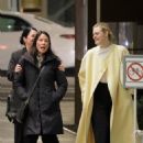 Elle Fanning – Seen with Lucy Liu and friends at Nobu in New York - 454 x 681