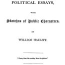 Books by William Hazlitt