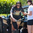 Candace Parker – Spotted in a casual attire after her injury in West Hollywood