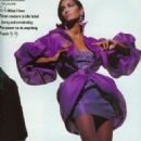 Yasmeen Ghauri - Vogue Magazine Pictorial [United Kingdom] (April 1991) - 454 x 642