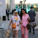 Samantha Fox – With Linda Olsen spotted leaving hospital in London