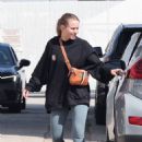 Kristen Bell – With Hubby Dax Shepard’s face on it while hitting the gym in Los Feliz