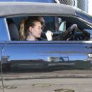 Behati Prinsloo – Seen arriving with husband Adam Levine at the gym