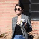 Lucy Hale – Out for a cup of Joe at Alfred Coffee in Studio City